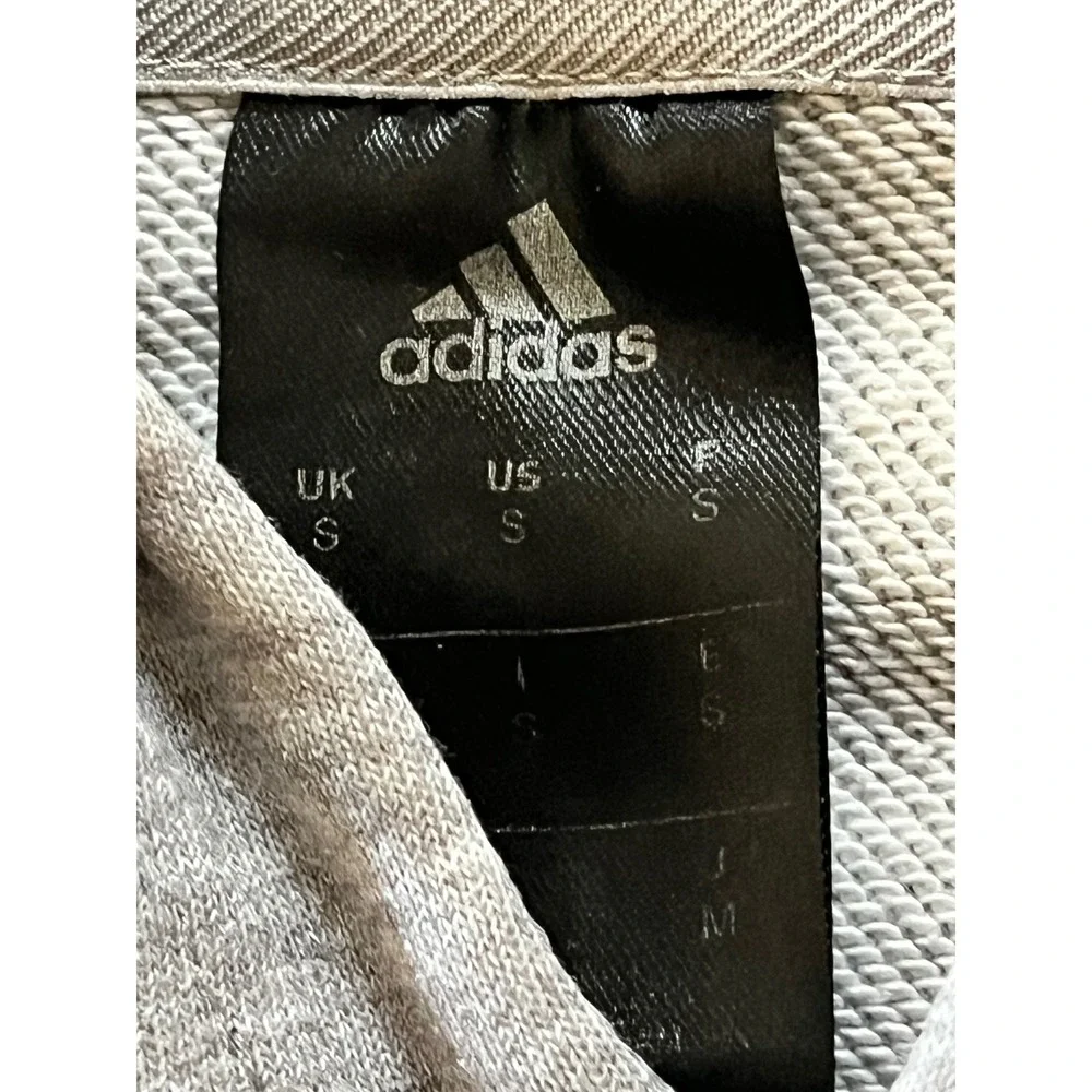 Adidas Sporting Kansas City MLS Layered Hoodie Gray Black Mens Small